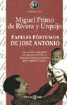 PAPELES PÓSTUMOS DE JOSÉ ANTONIO - SLF