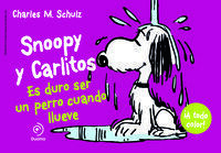 SNOOPY Y CARLITOS 3 ES DURO SER PERRO CUANDO LLUEVE