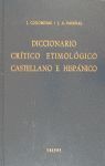 DICCIONARIO CRITICO ETIMOLOGICO 3 (G-MA)