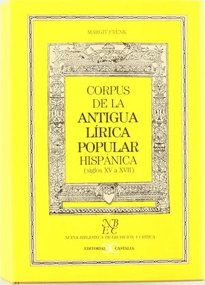 CORPUS DE LA ANTIGUA LÍRICA