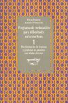 PROGRAMA DE REEDUCACIÓN PARA DIFICULTADES EN LA ESCRITURA - 1